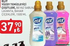 TARIM KREDİ ELİT YÜZEY TEMİZLEYİCİ LAVANTA 1500ML
